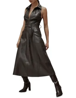 Mossman Opulence Maxi Dress Chocolate Size 14  for rent on The Volte - image 2