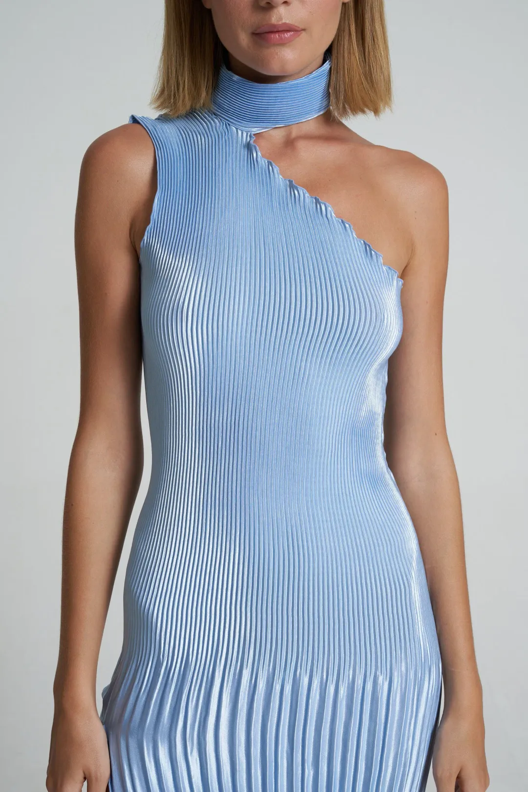 Lidee Soiree 90s Gown Sky Blue Size 8 for rent on The Volte - main image