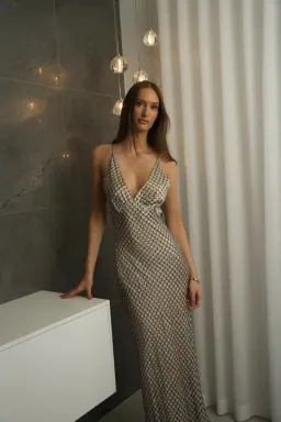 Bec & Bridge Frankie V Dress Print Size 6 for rent on The Volte - image 2