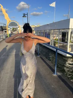 Bec & Bridge Frankie V Dress Print Size 6 for rent on The Volte - image 5