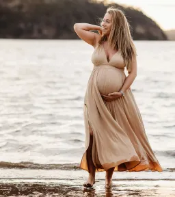 We Are Reclamation 'Everyday Is Joy' Slip Dress Nude - One Size Fits Most (XS-XXXL) for rent on The Volte - image 2