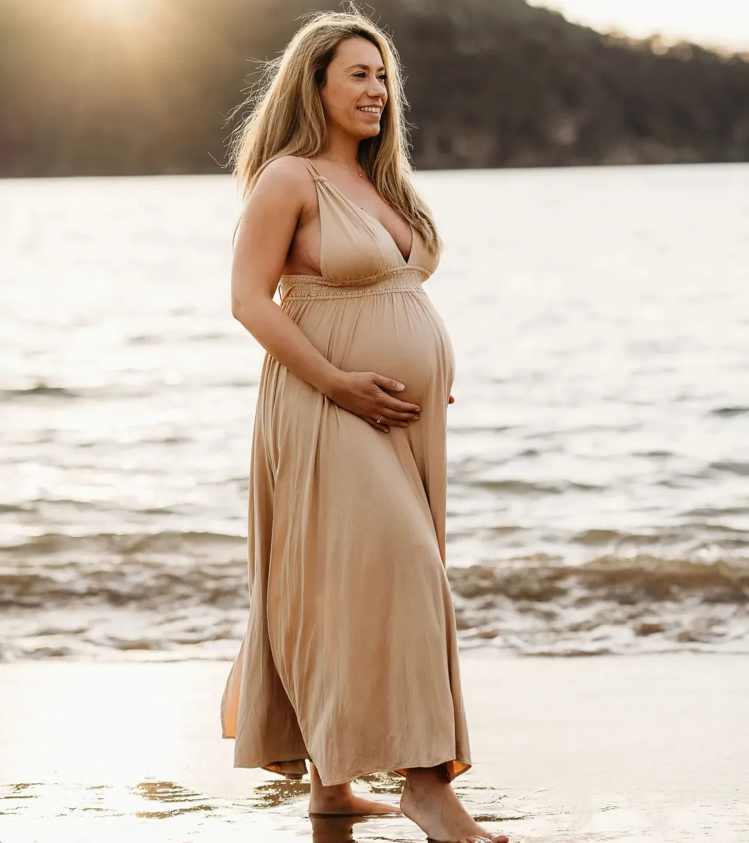 We Are Reclamation 'Everyday Is Joy' Slip Dress Nude - One Size Fits Most (XS-XXXL) for rent on The Volte - main image