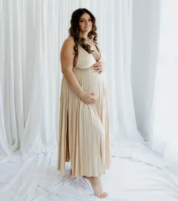 We Are Reclamation 'Everyday Is Joy' Slip Dress Nude - One Size Fits Most (XS-XXXL) for rent on The Volte - image 11