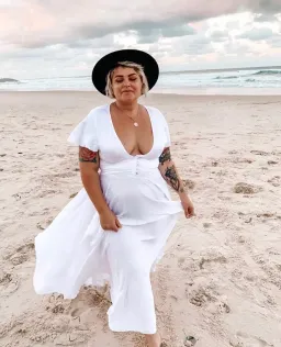 Coven & Co Halo Gown White Size XS for rent on The Volte - image 3