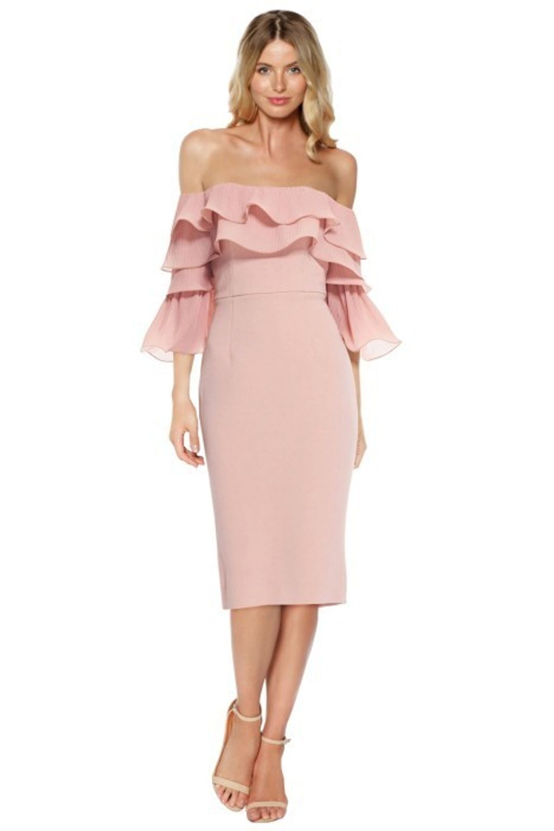 TALULAH - WALK ON BY OFF THE SHOULDER DRESS  for rent on The Volte - main image