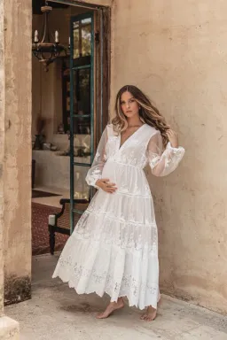 Coven & Co Lover Gown White Size S/AU 10 for rent on The Volte - image 1