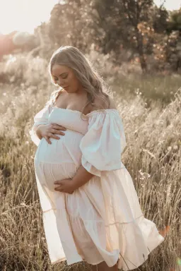 Bird and Kite Isabella Dress in Rose Milk Size M / AU 12 for rent on The Volte - image 2