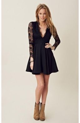 Keepsake Need Your Love Long Sleeve Dress Black Size 6 for rent on The Volte - image 4