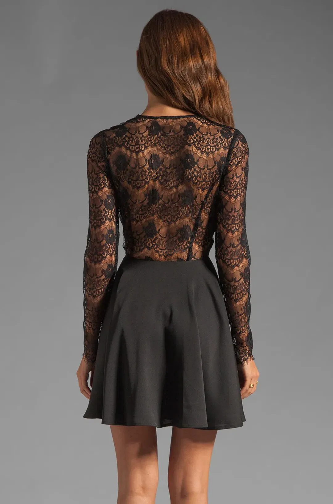 Keepsake Need Your Love Long Sleeve Dress Black Size 6 for rent on The Volte - main image