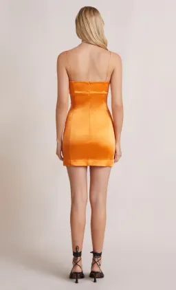 Bec & Bridge Stella Mini Dress Orange Size 8 for rent on The Volte - image 4