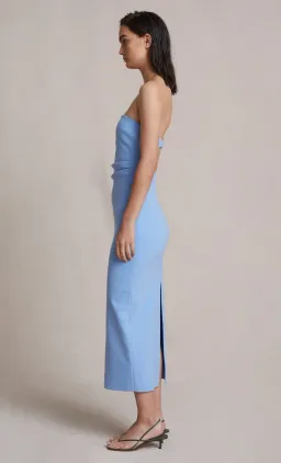 Bec and Bridge Noa Midi Dress Blue Size 6 for rent on The Volte - image 3