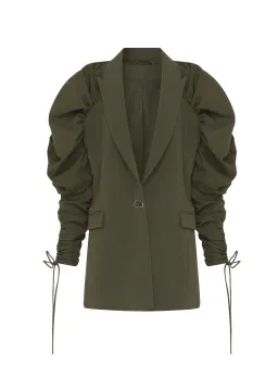 Aje Interlace Jacket & Pants Set Green Size 8 for rent on The Volte - image 5