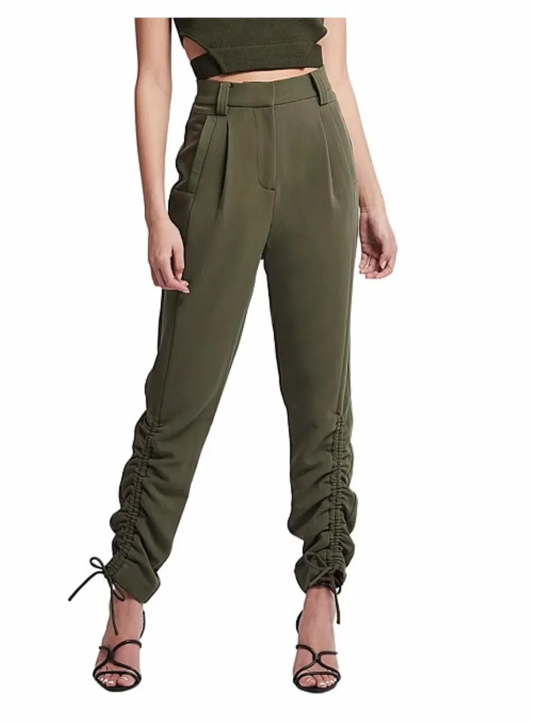 Aje Interlace Jacket & Pants Set Green Size 8 for rent on The Volte - main image