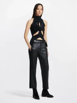 Dion Lee Muscular Twist Tank Black Size 6 for rent on The Volte - image 4