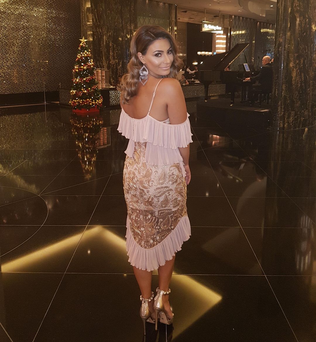 Alice McCall We Could Be Friends Midi Dress Rose Gold Size 6 for rent on The Volte - main image