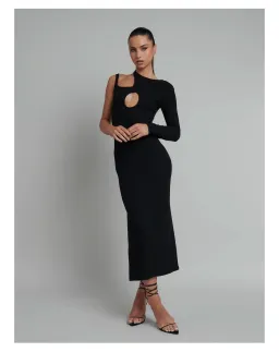 Bayse Shona Asymmetric Dress Black Size S for rent on The Volte - image 1