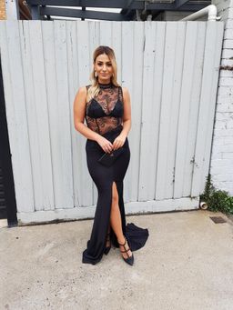 Abyss by Abby black dress for rent on The Volte - image 1