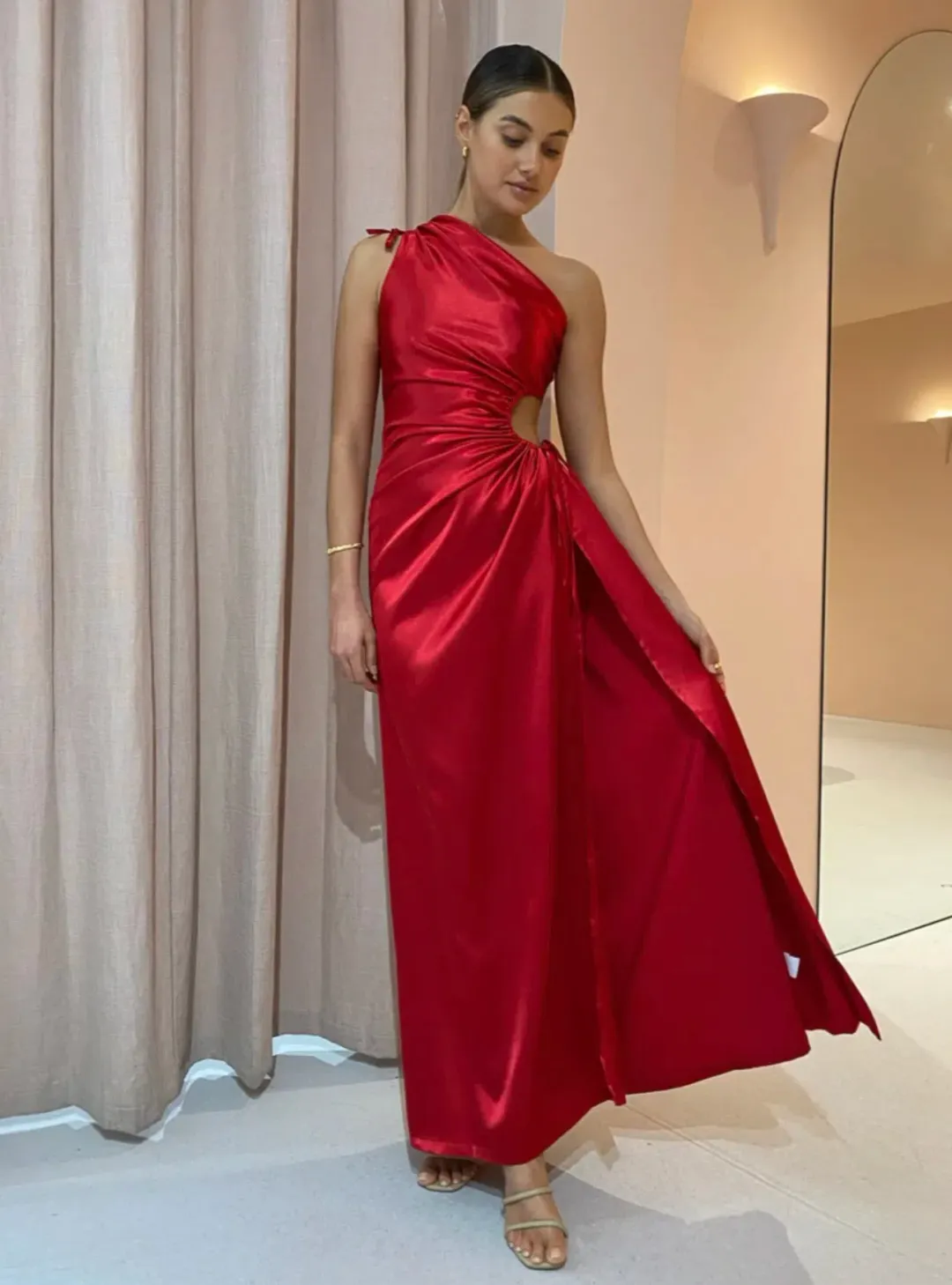 Sonya Moda Nour Scarlett Red Maxi Dress Size 8 for rent on The Volte - main image