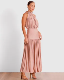 Pasduchas Two's Company Midi Dress in Peony Size AU 12 for rent on The Volte - image 3