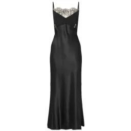 Dion Lee Lace E-Hook Slip Dress Black Size 6 for rent on The Volte - image 5