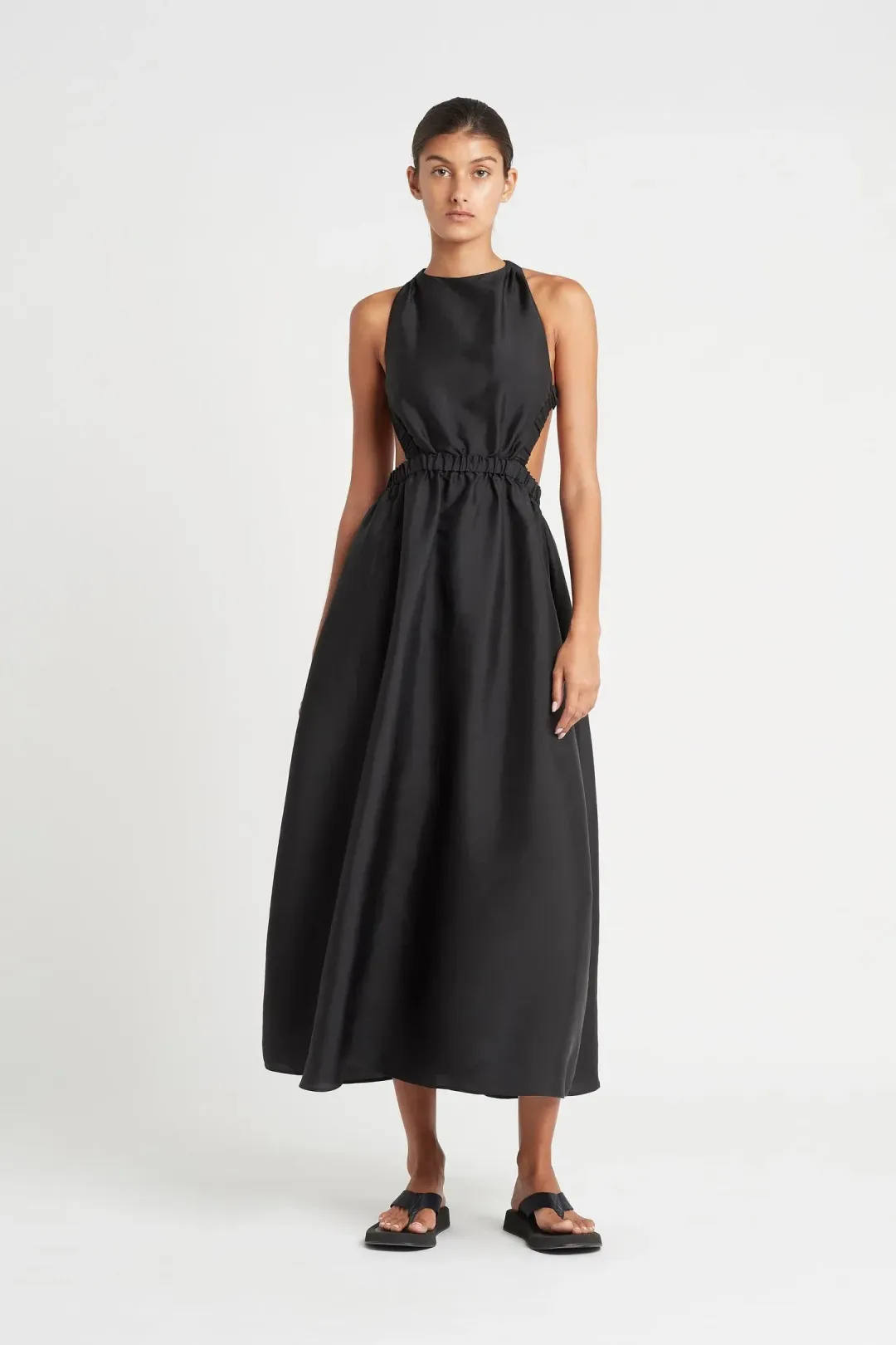 Sir The Label Vivienne Maxi Dress Black Size AU 10  for rent on The Volte - main image