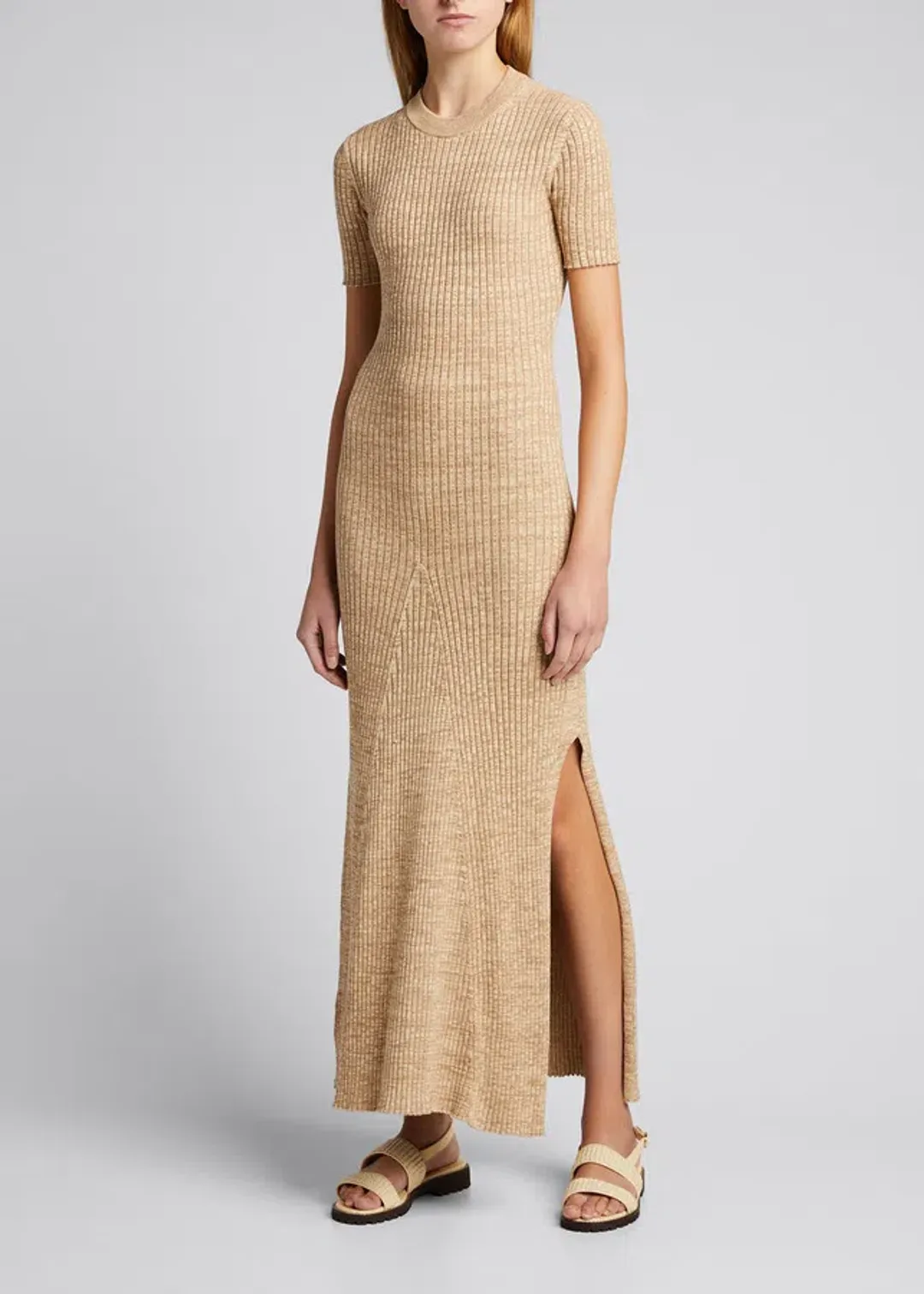 Anna Quan Sasha Dress Beige Size 10 for rent on The Volte - main image
