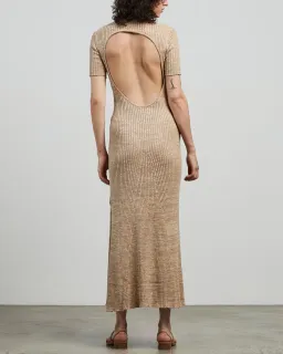 Anna Quan Sasha Dress Beige Size 10 for rent on The Volte - image 3