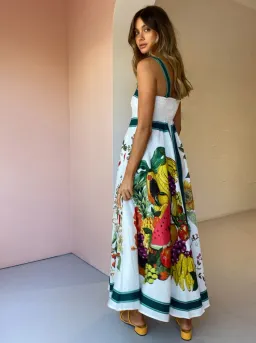 Alemais Frutta Midi Sundress in Multi Size 6 for rent on The Volte - image 5