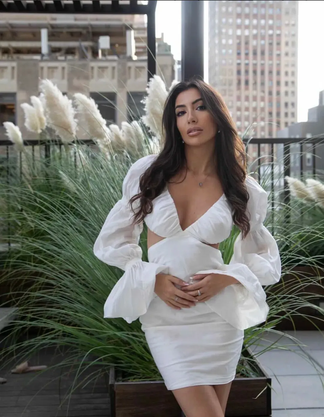 Alamour the Label Miliani Dress White Size 8  for rent on The Volte - main image