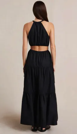 Bec and Bridge Helene Maxi Dress Black Size 8 for rent on The Volte - image 3
