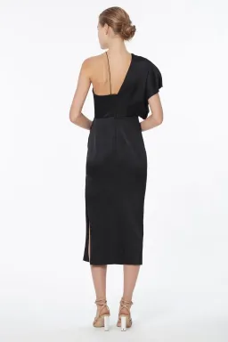 Manning Cartell Miami Heat Asymmetric Dress Black Size 12  for rent on The Volte - image 3