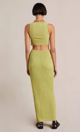 Bec and Bridge Plisse Pistachio Skirt Green Size 14 for rent on The Volte - image 2