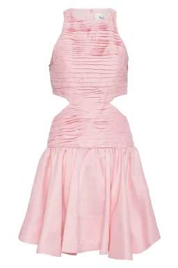 Aje Introspect Cut Out Mini Dress Pink Size 8 for rent on The Volte - image 3