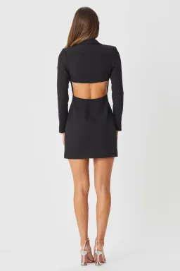 Bianca & Bridgett Charlie Mini Dress Black Size 6 for rent on The Volte - image 2