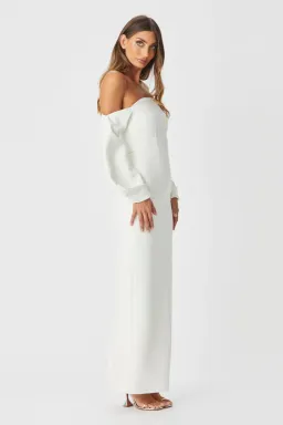 Bianca & Bridgett Honey Dress White Size 6 for rent on The Volte - image 2