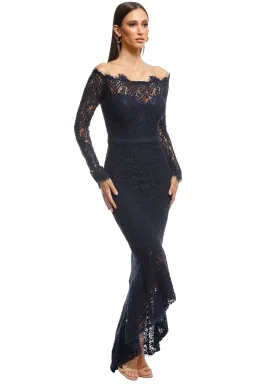 Elle Zeitoune Marchesa Navy Size 6  for rent on The Volte - image 2