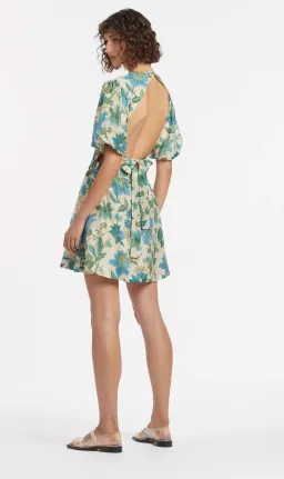 Sir The Label Celia Open Back Mini Dress Print Size 10 for rent on The Volte - image 3