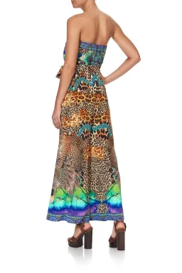Camilla Mother Xanadu Tie Waist Strapless Jumpsuit Print Size XL for rent on The Volte - image 3