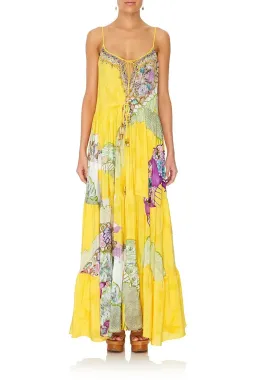 Camilla Golden Years Dress With Front Tie Detail Print Size (M) for rent on The Volte - image 1