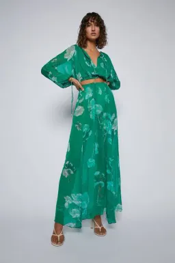 Scanlan Theodore GGT Floral Set Kelly Green Size M for rent on The Volte - image 1