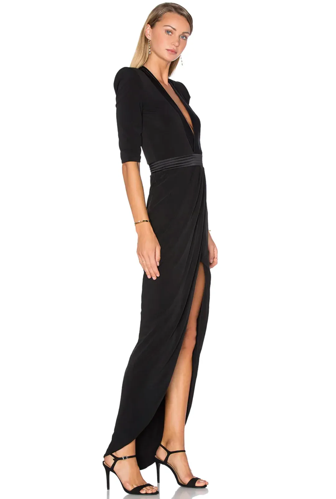 Zhivago Eye Of Horus Gown in Black Size 10 for rent on The Volte - main image