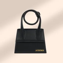 Jacquemus La Montagne Le Chiquito Nœud Bag Black for rent on The Volte - image 1