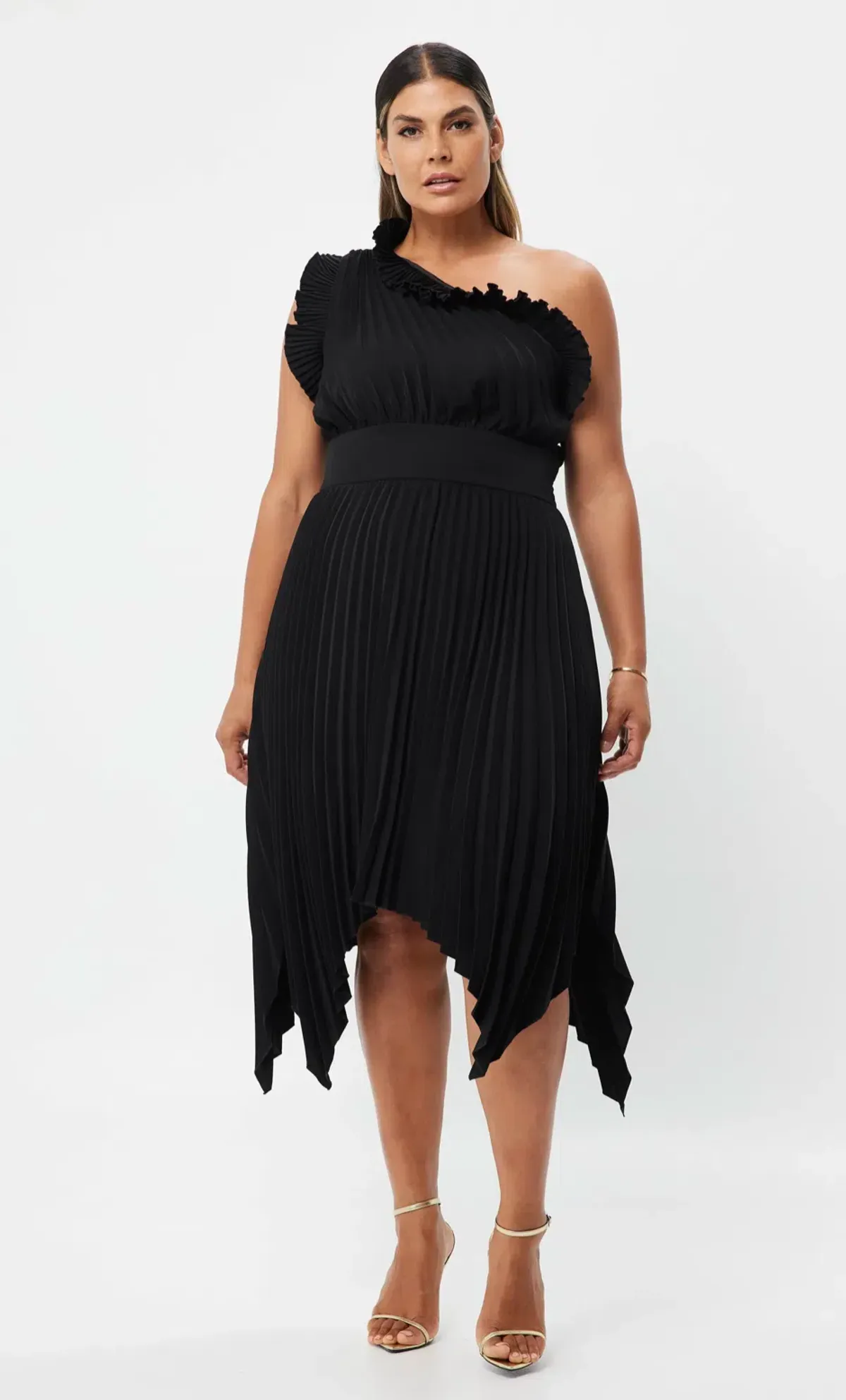 Mossman The Lady Like Dress Black Size 16 for rent on The Volte - main image