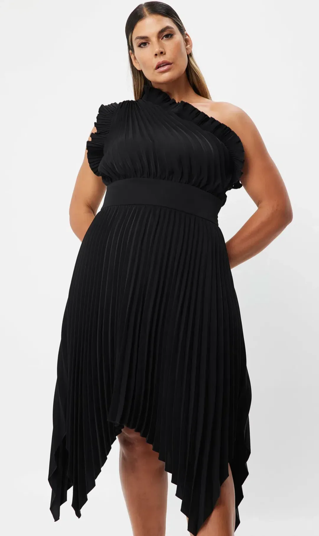 Mossman The Lady Like Dress Black Size 16 for rent on The Volte - main image