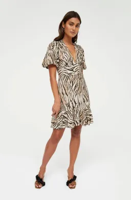 Sheike Landslide Dress Animal Print Size 16 for rent on The Volte - image 1