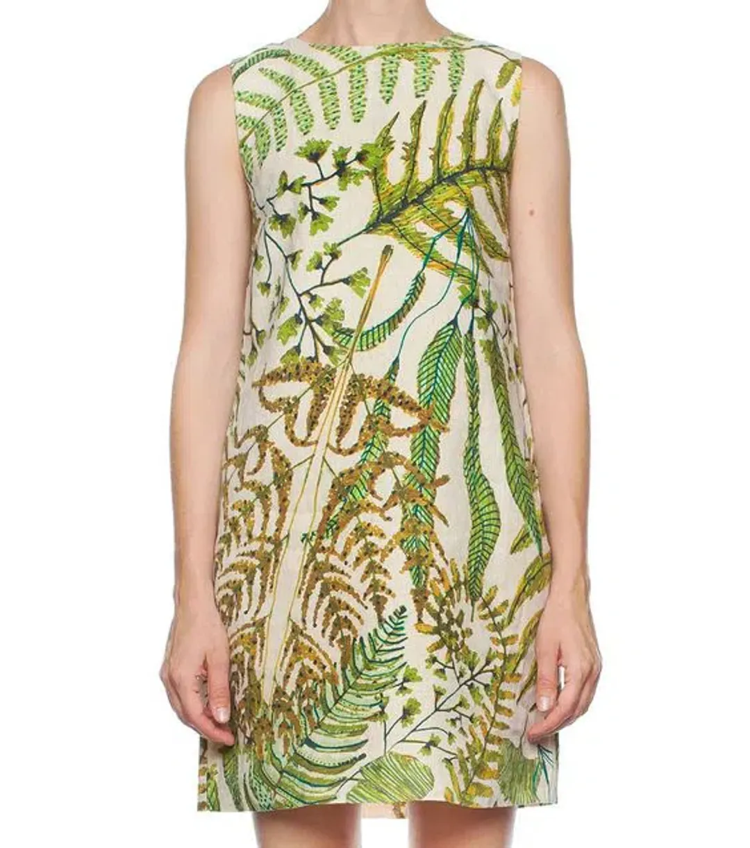 Gorman Greenhouse Shift Dress Fern Size 8 for rent on The Volte - main image