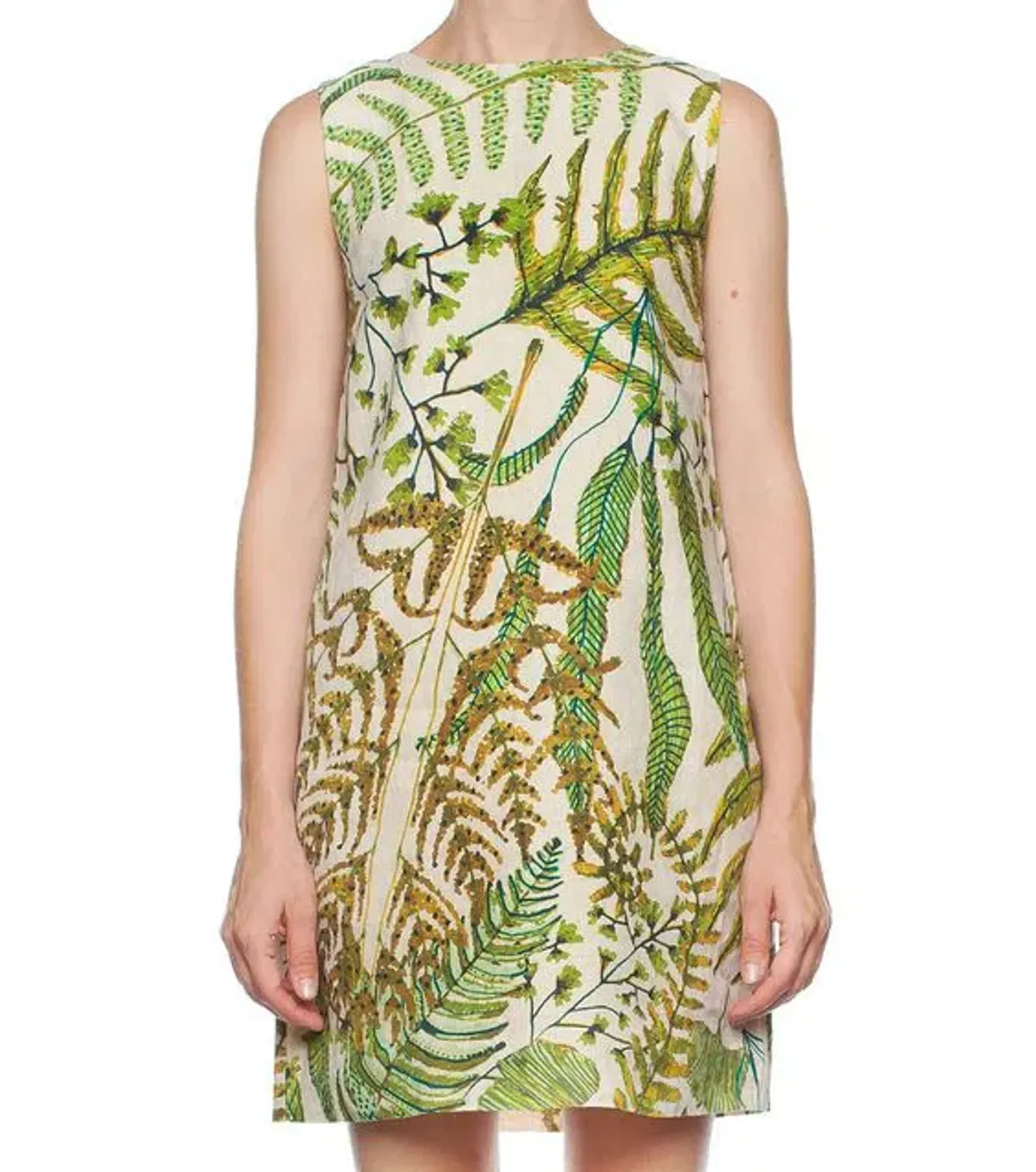 Gorman Greenhouse Shift Dress Fern Size 8 for rent on The Volte - main image