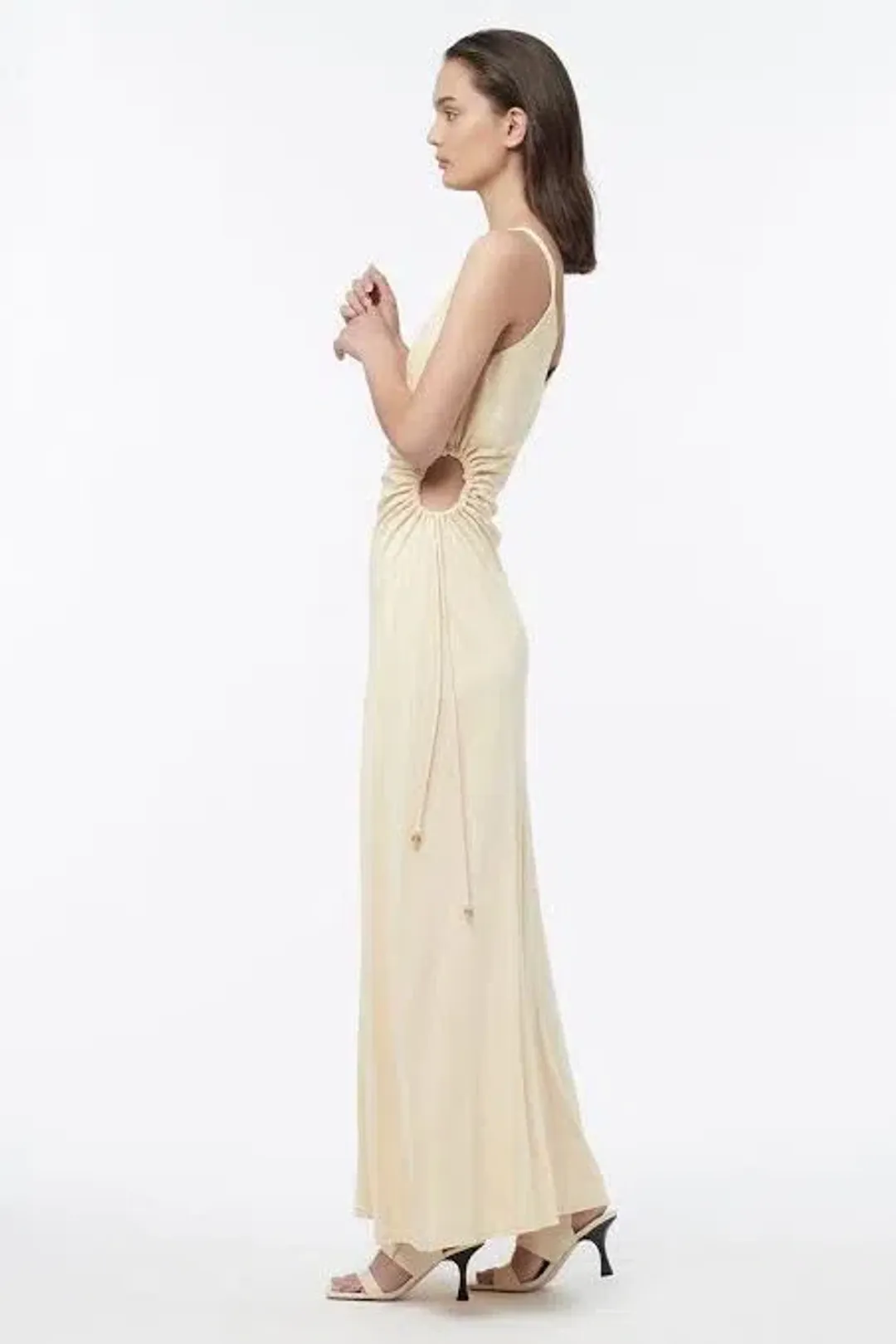 Manning Cartell Tuning In Chain Dress Yellow Size 12 for rent on The Volte - main image