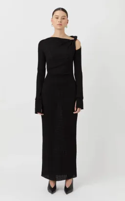Camilla and Marc Ellsworth Twist Dress Black Size 10 for rent on The Volte - image 2