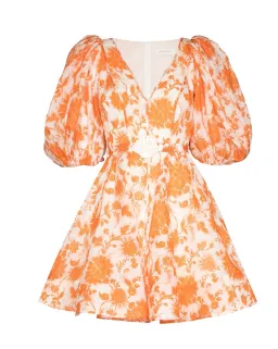 Zimmermann Postcard Puff Sleeve Mini Dress Floral Size 1 / Au 10 for rent on The Volte - image 5
